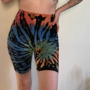 Cotton Citizen biker short - tye dye - size xs